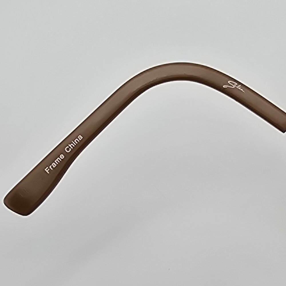 Salsa SA902 Brown Rectangular Eyeglasses Frame 50… - image 7